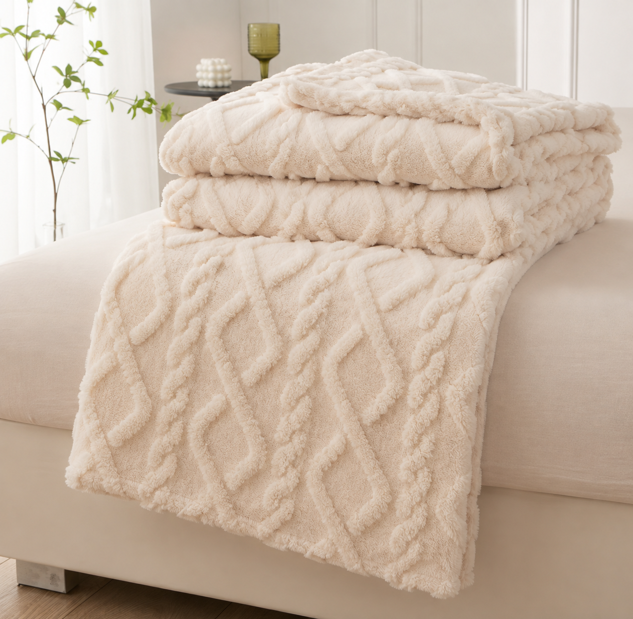 Ivory Cloud Blanket