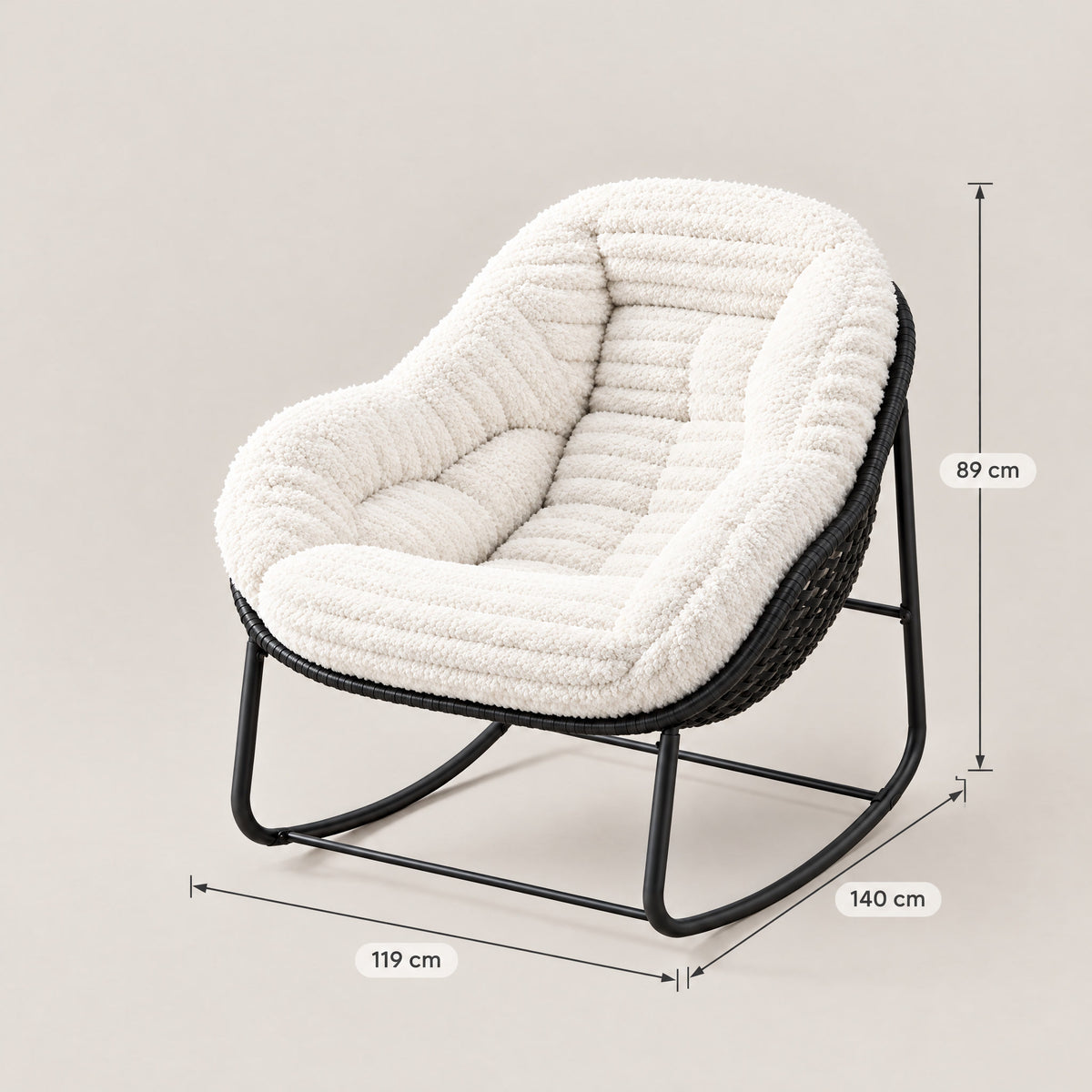 Polly Pluffer measurements in centimetres