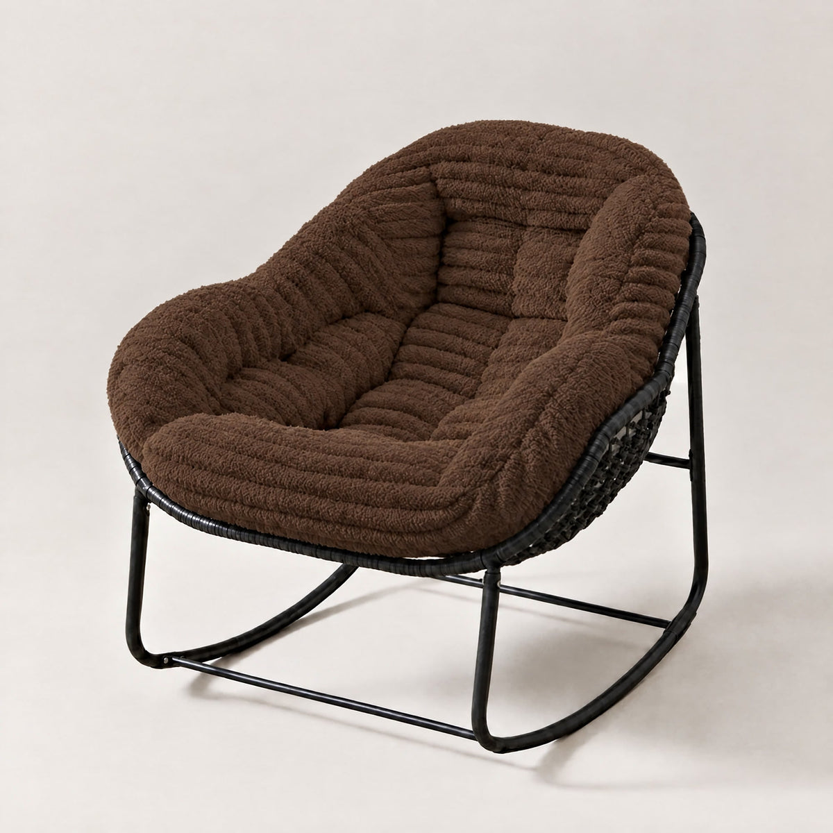 Polly Pluffer rocking chair in Espresso