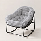 Polly Pluffer rocking chair in Grey