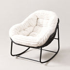 Polly Pluffer rocking chair in White